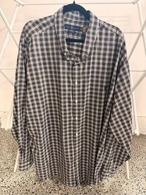 Ralph Lauren Green Red Plaid Button Down Shirt